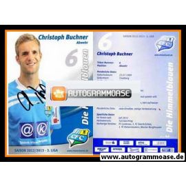 Autogramm Fussball | Chemnitzer FC | 2012 | Christoph BUCHNER