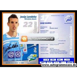 Autogramm Fussball | Chemnitzer FC | 2012 | Josip LANDEKA