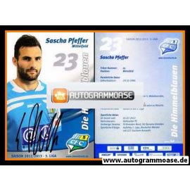 Autogramm Fussball | Chemnitzer FC | 2012 | Sascha PFEFFER