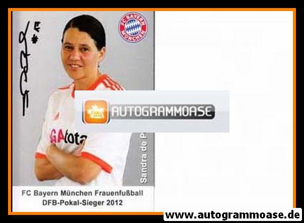 Autogramm Fussball (D) | FC Bayern München | 2012 DFB-Pokal | Sandra DE POL