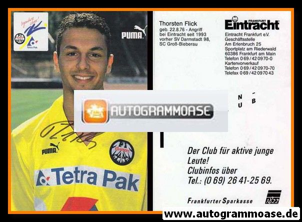 Autogramm Fussball | Eintracht Frankfurt | 1993 | Thorsten FLICK