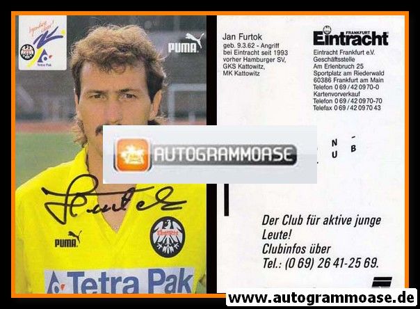 Autogramm Fussball | Eintracht Frankfurt | 1993 | Jan FURTOK