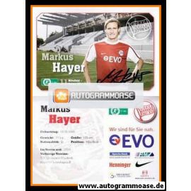 Autogramm Fussball | Kickers Offenbach | 2011 | Markus HAYER