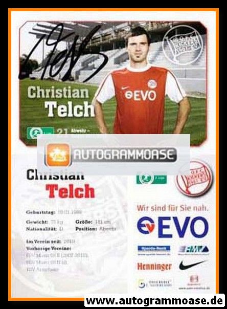 Autogramm Fussball | Kickers Offenbach | 2011 | Christian TELCH
