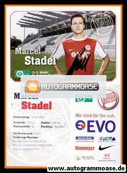 Autogramm Fussball | Kickers Offenbach | 2011 | Marcel STADEL