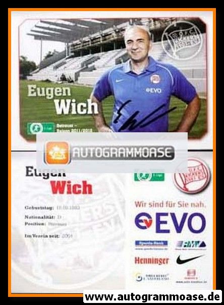 Autogramm Fussball | Kickers Offenbach | 2011 | Eugen WICH