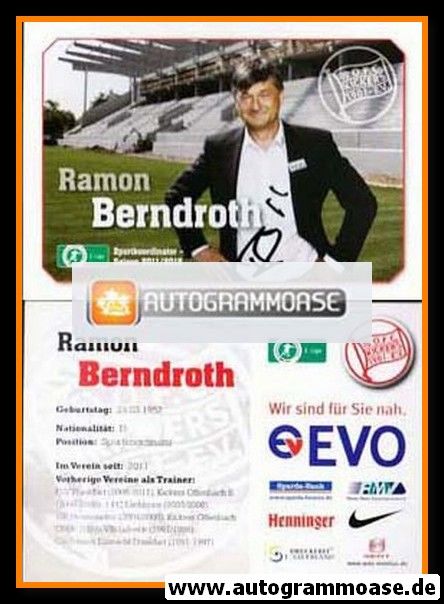 Autogramm Fussball | Kickers Offenbach | 2011 | Ramon BERNDROTH
