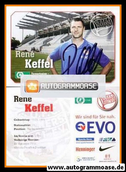 Autogramm Fussball | Kickers Offenbach | 2011 | Rene KEFFEL