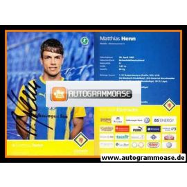 Autogramm Fussball | Eintracht Braunschweig | 2010 | Matthias HENN
