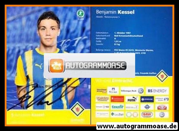 Autogramm Fussball | Eintracht Braunschweig | 2010 | Benjamin KESSEL