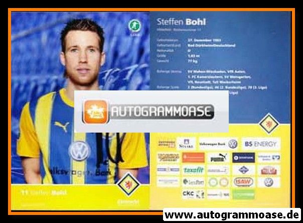 Autogramm Fussball | Eintracht Braunschweig | 2010 | Steffen BOHL