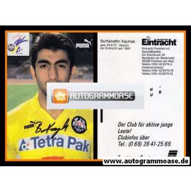Autogramm Fussball | Eintracht Frankfurt | 1993 | Burhanettin KAYMAK