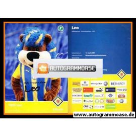 Autogrammkarte Fussball | Eintracht Braunschweig | 2010 | LEO (Maskottchen)