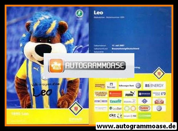 AK Fussball | Eintracht Braunschweig | 2010 | LEO (Maskottchen)