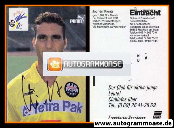 Autogramm Fussball | Eintracht Frankfurt | 1993 | Jochen KIENTZ