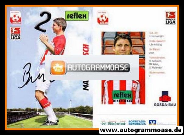 Autogramm Fussball | Rot Weiss Ahlen | 2009 | Marcel BUSCH