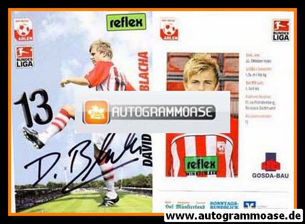 Autogramm Fussball | Rot Weiss Ahlen | 2009 | David BLACHA