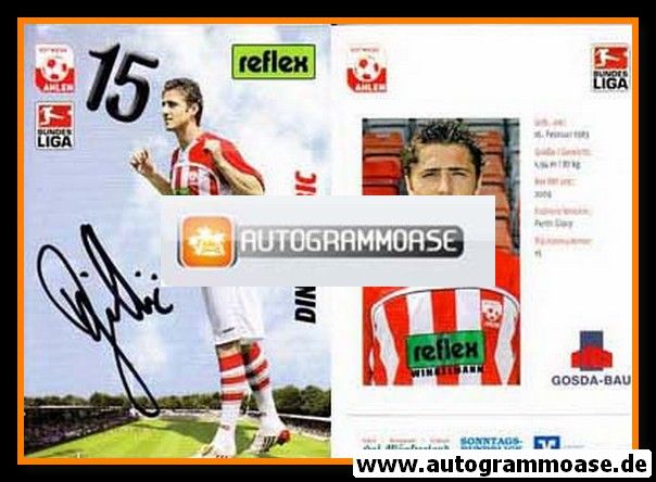 Autogramm Fussball | Rot Weiss Ahlen | 2009 | Dino DJULBIC