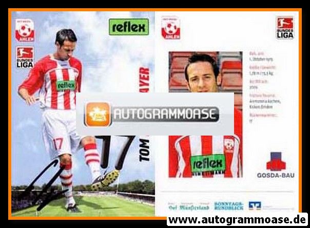 Autogramm Fussball | Rot Weiss Ahlen | 2009 | Tom MOOSMAYER