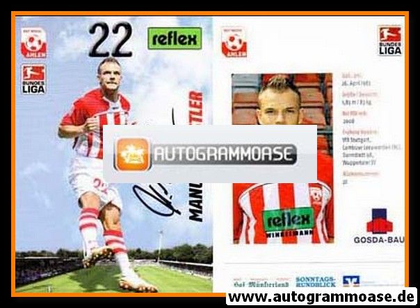 Autogramm Fussball | Rot Weiss Ahlen | 2009 | Manuel BÖLSTLER