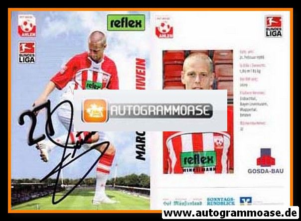Autogramm Fussball | Rot Weiss Ahlen | 2009 | Marcel REICHWEIN
