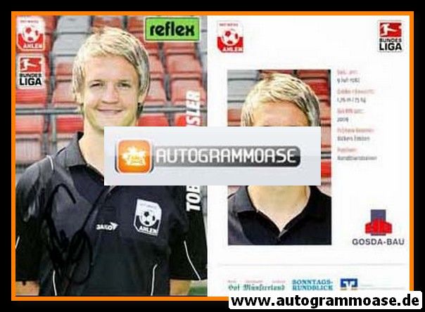 Autogramm Fussball | Rot Weiss Ahlen | 2009 | Tobias GENSLER