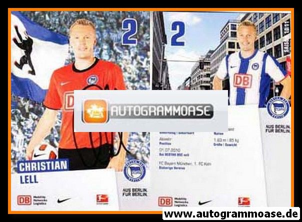 Autogramm Fussball | Hertha BSC Berlin | 2010 | Christian LELL