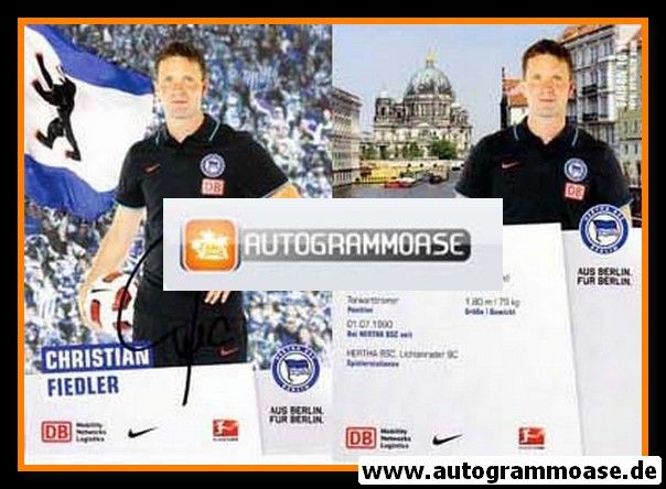 Autogramm Fussball | Hertha BSC Berlin | 2010 | Christian FIEDLER