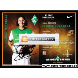 Autogramm Fussball | SV Werder Bremen | 2009 | Claudio PIZARRO