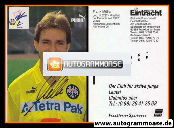 Autogramm Fussball | Eintracht Frankfurt | 1993 | Frank MÖLLER