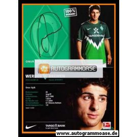 Autogramm Fussball | SV Werder Bremen | 2010 | Onur AYIK