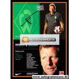 Autogramm Fussball | SV Werder Bremen | 2010 | Wolfgang ROLFF