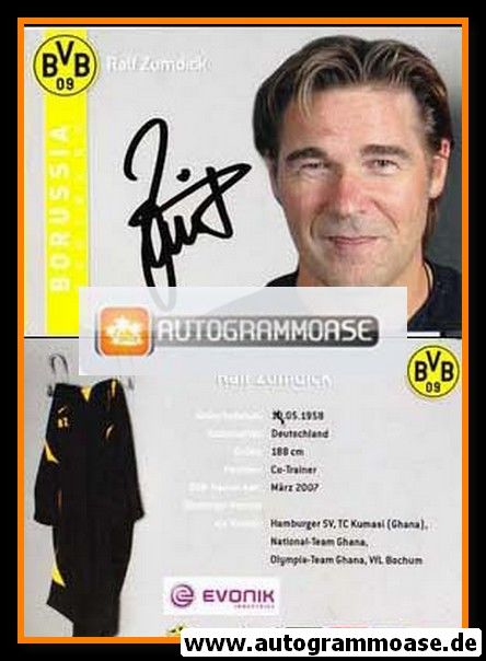 Autogramm Fussball | Borussia Dortmund | 2007 | Ralf ZUMDICK