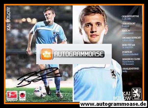 Autogramm Fussball | TSV 1860 München | 2011 | Kai BÜLOW