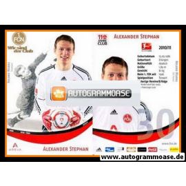 Autogramm Fussball | 1. FC Nürnberg | 2010 | Alexander STEPHAN