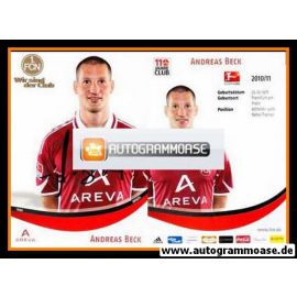Autogramm Fussball | 1. FC Nürnberg | 2010 | Andreas BECK