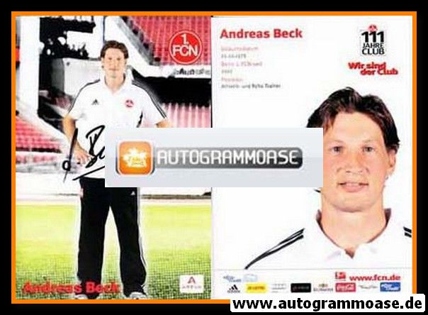 Autogramm Fussball | 1. FC Nürnberg | 2011 | Andreas BECK