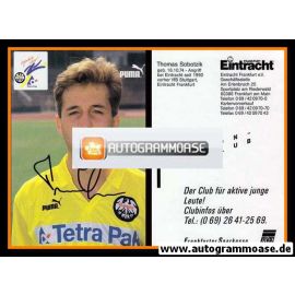 Autogramm Fussball | Eintracht Frankfurt | 1993 | Thomas SOBOTZIK