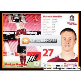Autogramm Fussball | 1. FC Nürnberg | 2011 | Markus MENDLER