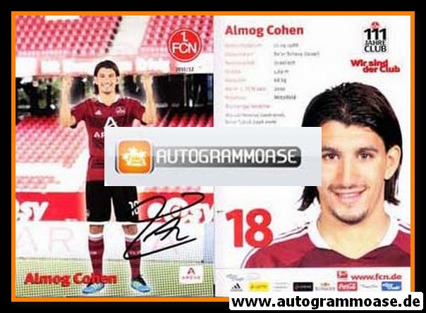 Autogramm Fussball | 1. FC Nürnberg | 2011 | Almog COHEN