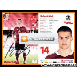 Autogramm Fussball | 1. FC Nürnberg | 2011 | Robert MAK