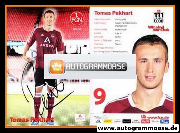 Autogramm Fussball | 1. FC Nürnberg | 2011 | Tomas PEKHART