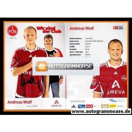 Autogramm Fussball | 1. FC Nürnberg | 2009 | Andreas WOLF