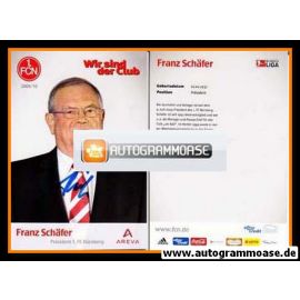 Autogramm Fussball | 1. FC Nürnberg | 2009 | Franz SCHÄFER