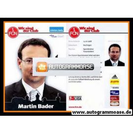 Autogramm Fussball | 1. FC Nürnberg | 2007 | Martin BADER