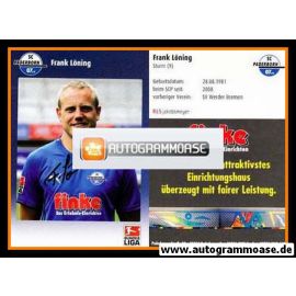 Autogramm Fussball | SC Paderborn 07 | 2009 | Frank LÖNING