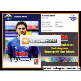 Autogramm Fussball | SC Paderborn 07 | 2009 | Gaetano MANNO