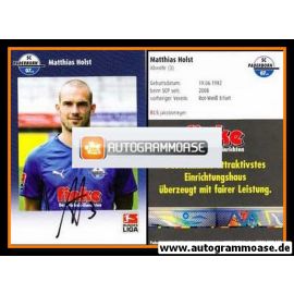 Autogramm Fussball | SC Paderborn 07 | 2009 | Matthias HOLST