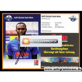 Autogramm Fussball | SC Paderborn 07 | 2009 | Rolf-Christel GUIE-MIEN