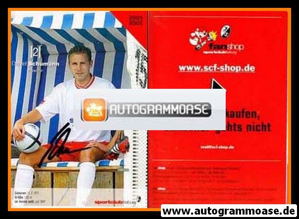 Autogramm Fussball | SC Freiburg | 2004 | Daniel SCHUMANN